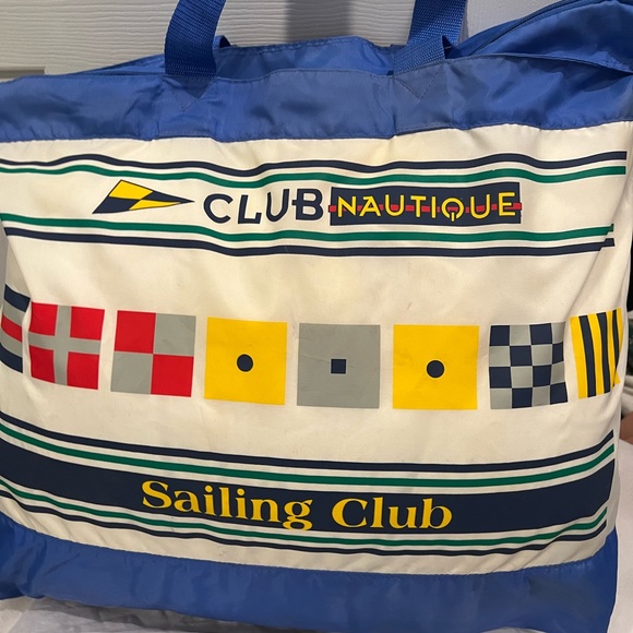 Club Nautique Nylon sailing club tote - Picture 2 of 5